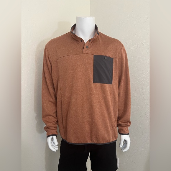 Duluth River Falls Snap Pullover Men’s 2XL Rust Orange Activewear - Picture 1 of 6